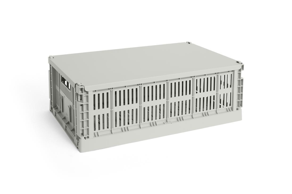 Colour Crate Metal låg - Grey